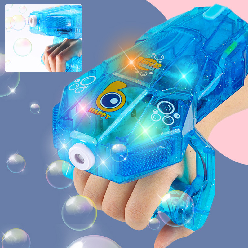Amazon Hot Electric Wrist Children&#039;s Cute Bubble Machine Automatic Bubble Toy Hand-Wearing Bubble Machine
