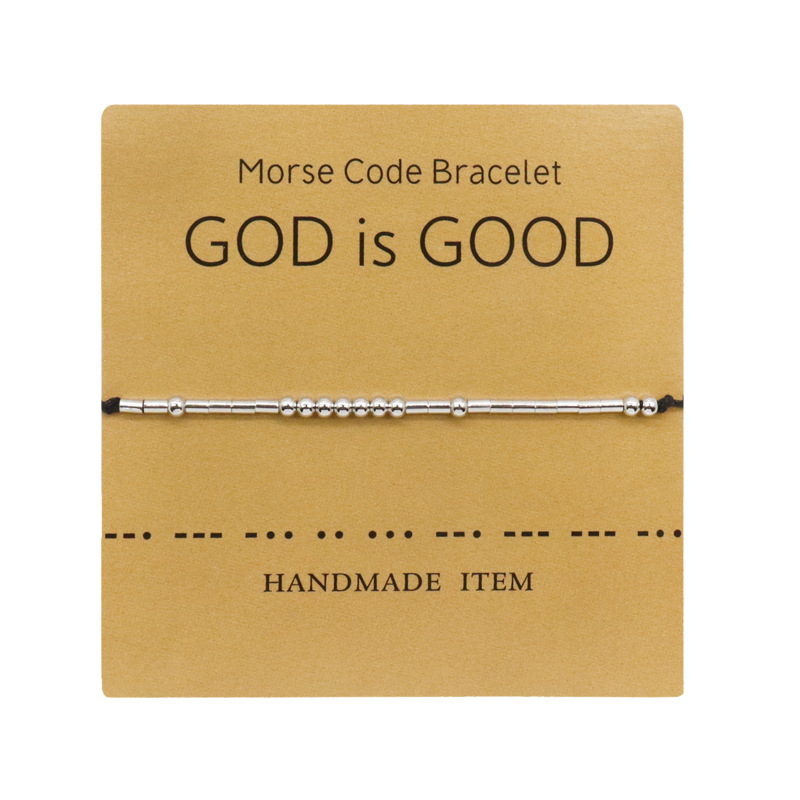 Cross-Border Hot Sale Moss Password Alphabet Number Couple Bracelet Moss Password Bracelet Wrist Ring