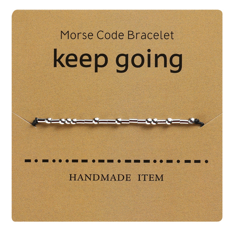 Cross-Border Hot Sale Moss Password Alphabet Number Couple Bracelet Moss Password Bracelet Wrist Ring