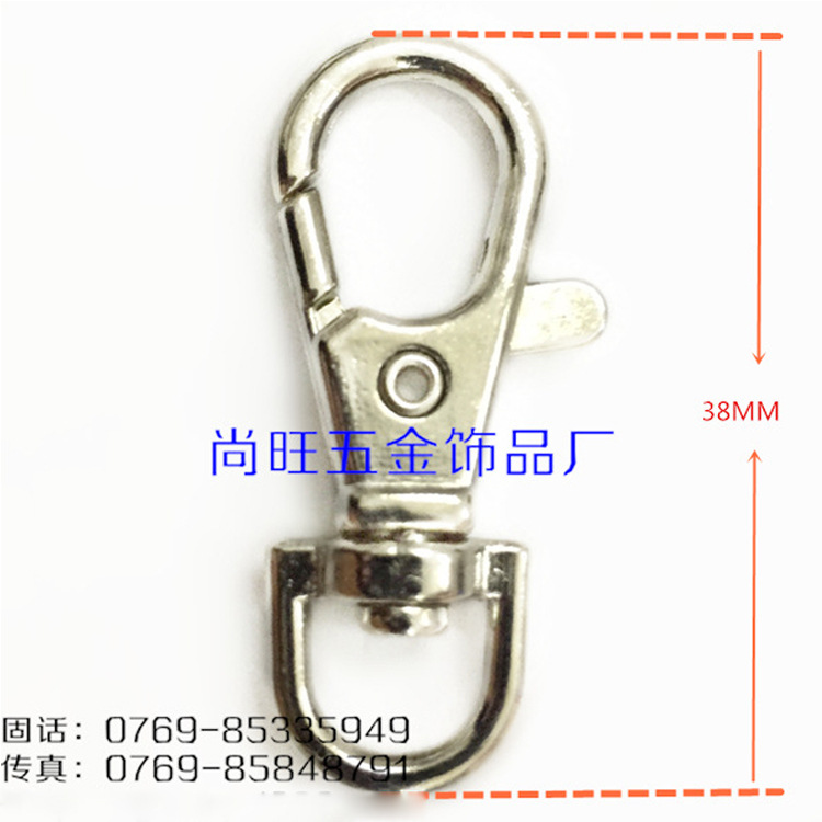 Wrist Hanging Small Buckle Hooks Key Ring Lobster Buckle Snap Hook Slingshot Buckle Ornament Keychain DIY Hardware Accessory Hook