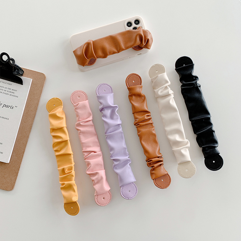 Wrist Strap Phone Case Wrist Strap Rope Pleated Wrist Strap for Apple Xiaomi Huawei Mobile Phone Case Phone Case Wrist Strap Wholesale Customization