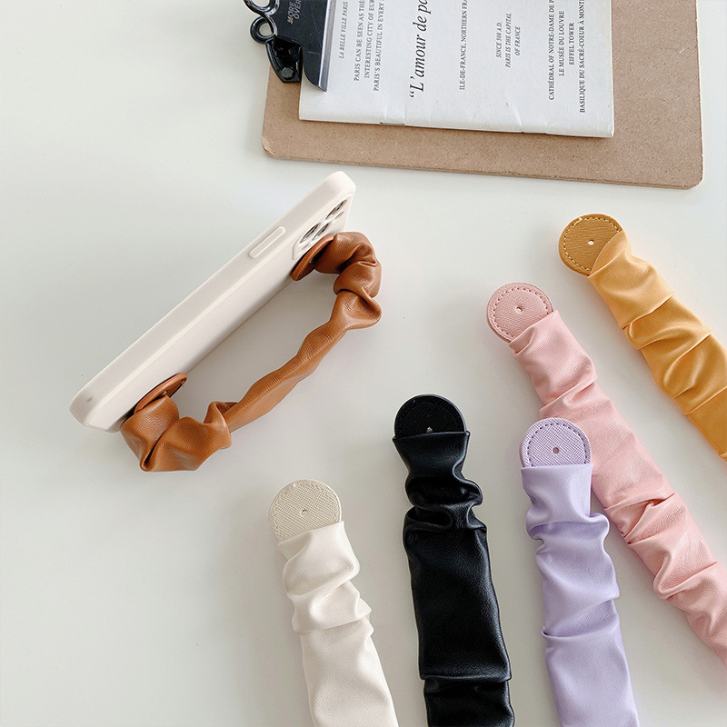 Wrist Strap Phone Case Wrist Strap Rope Pleated Wrist Strap for Apple Xiaomi Huawei Mobile Phone Case Phone Case Wrist Strap Wholesale Customization