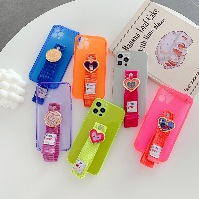 Apple 12 Protective Case Wristband with Loving Heart Phone Case Outdoor Portable Wrist Strap for Iphone11 Phone Case Apple 12 Protective Case Wristband with Loving Heart Phone Case Outdoor Portable Wrist Strap for Iphone11 Phone Case