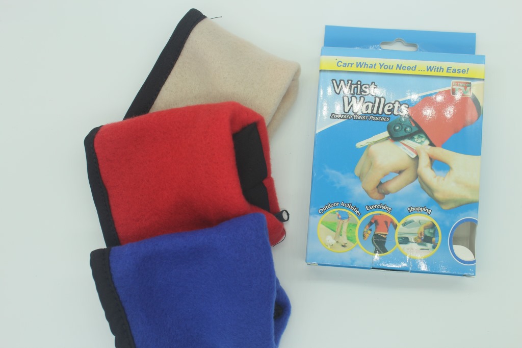 Athletic Wristguards Coin Purse Key Case Sweat-Absorbent Wrist Strap Multifunctional Wrist Bag TV Exercise Wrist Bag Wrist Bag