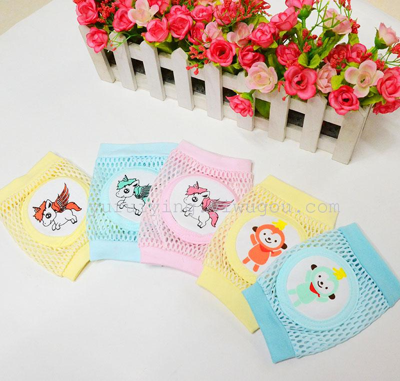 Baby baby summer sports knee mesh Children Toddler falling breathable knee wrist protector