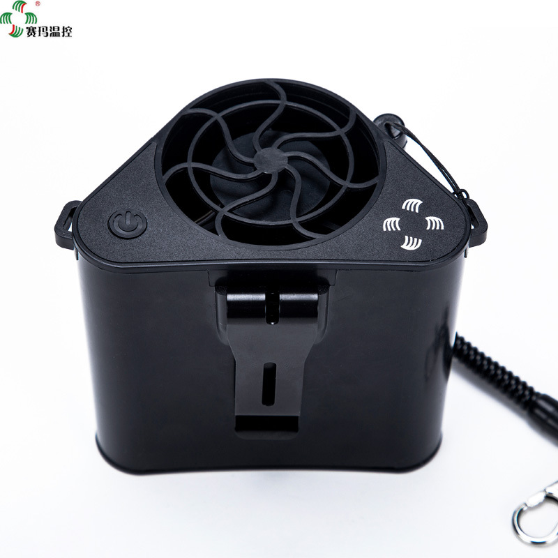 2021 New Halter Wrist Hanging Fan Outdoor Carry Portable Heatstroke-Proof Cooling Strong Wind Working Floor Waist Fan