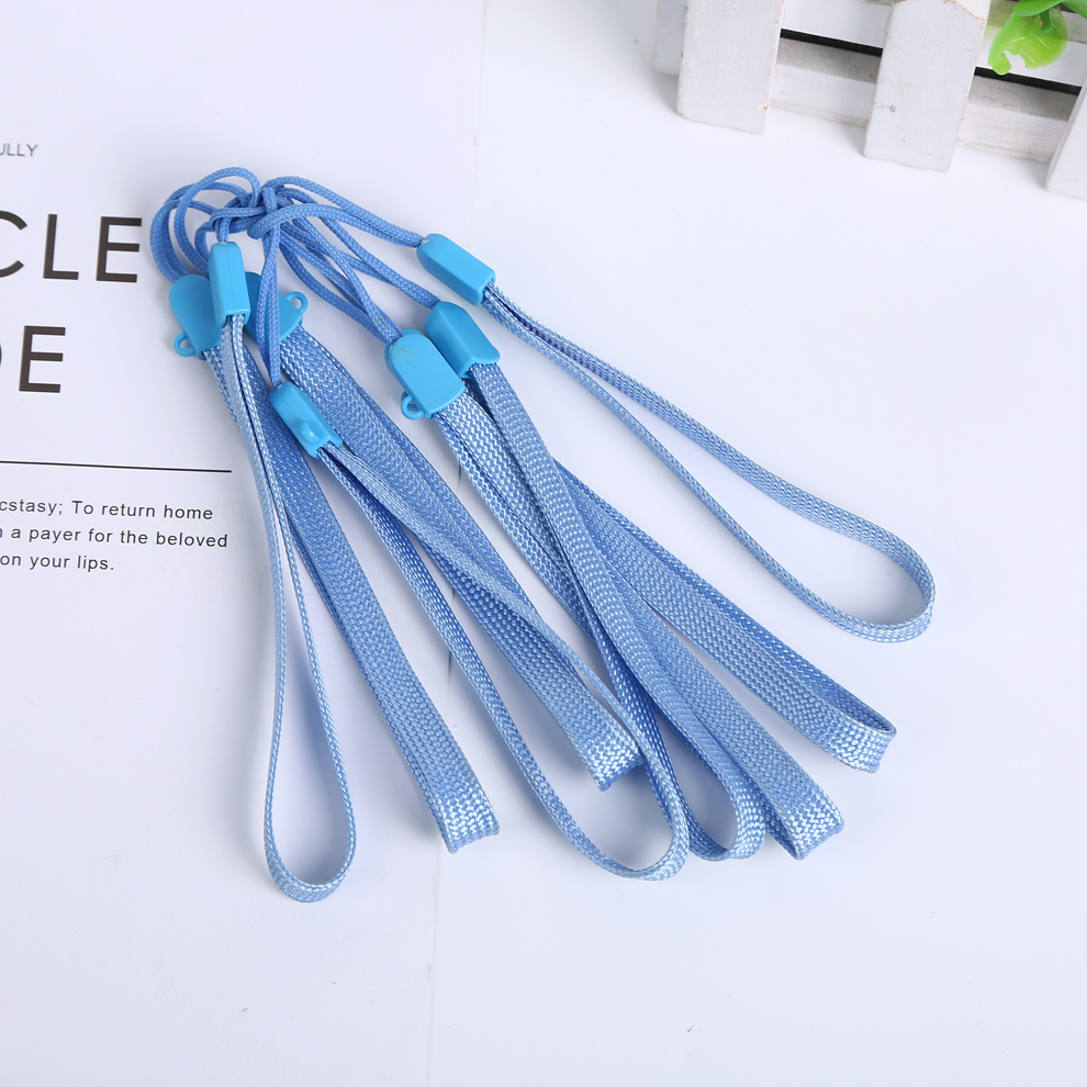Blue Mobile Phone Lanyard Wrist Chain Carrying Strap Wrist Strap Universal String Elastic Customizable Various Key Strin