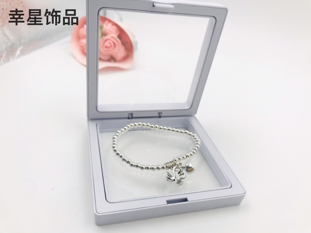 Imitation Silver Children&#039;s Students&#039; Box-Packed Bracelet Wrist String Bracelet Ornament Jewelry