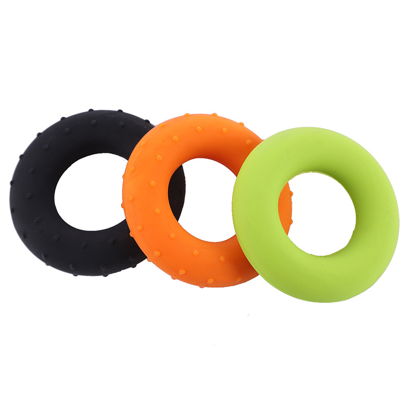 Factory Direct Supply Wrist Force Silicone Grip Ring Men&#039;s Fitness Equipment Professional Finger Trainer Wholesale