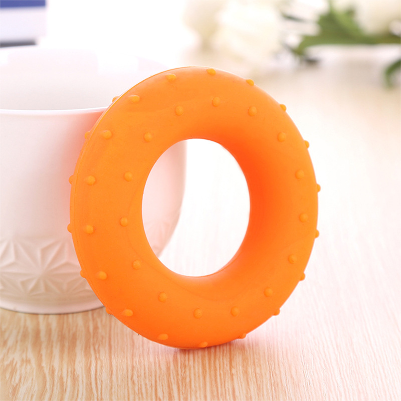 Factory Direct Supply Wrist Force Silicone Grip Ring Men&#039;s Fitness Equipment Professional Finger Trainer Wholesale