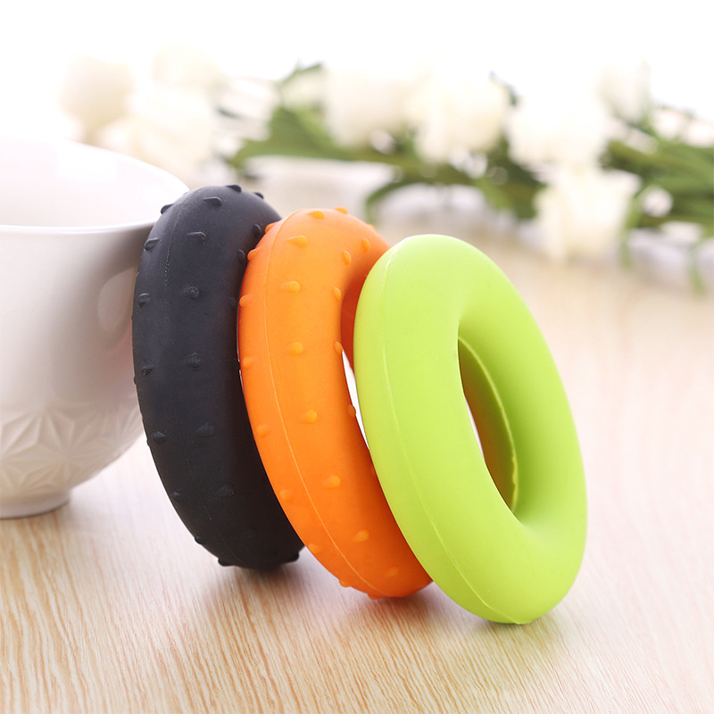 Factory Direct Supply Wrist Force Silicone Grip Ring Men&#039;s Fitness Equipment Professional Finger Trainer Wholesale