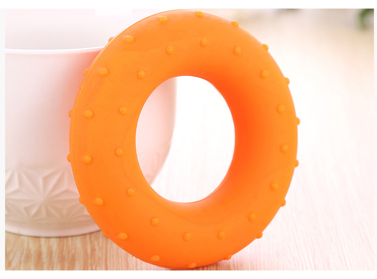 Factory Direct Supply Wrist Force Silicone Grip Ring Men's Fitness Equipment Professional Finger Trainer Wholesale