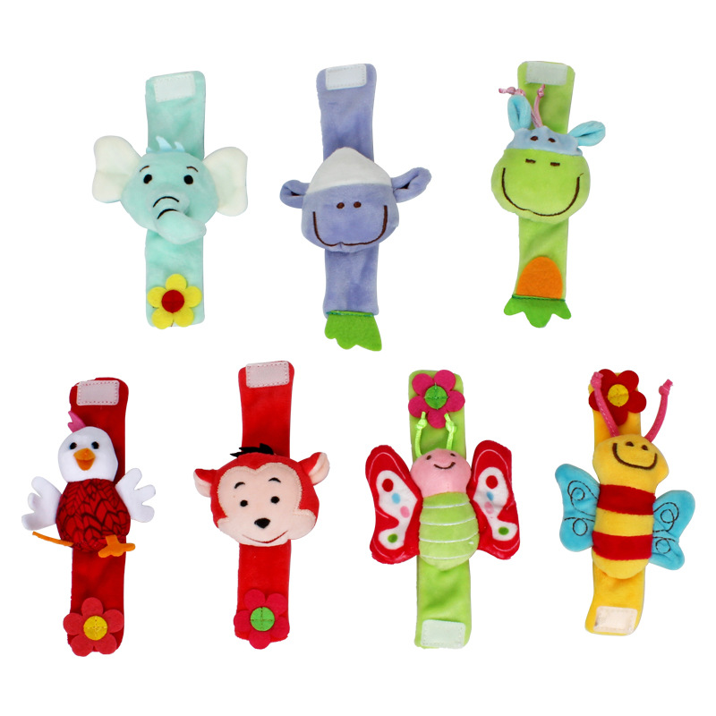 Mamibeby Animal shaped wrist shadow soft wrist strap 1 price 002 for a baby toy with Educational wisdom