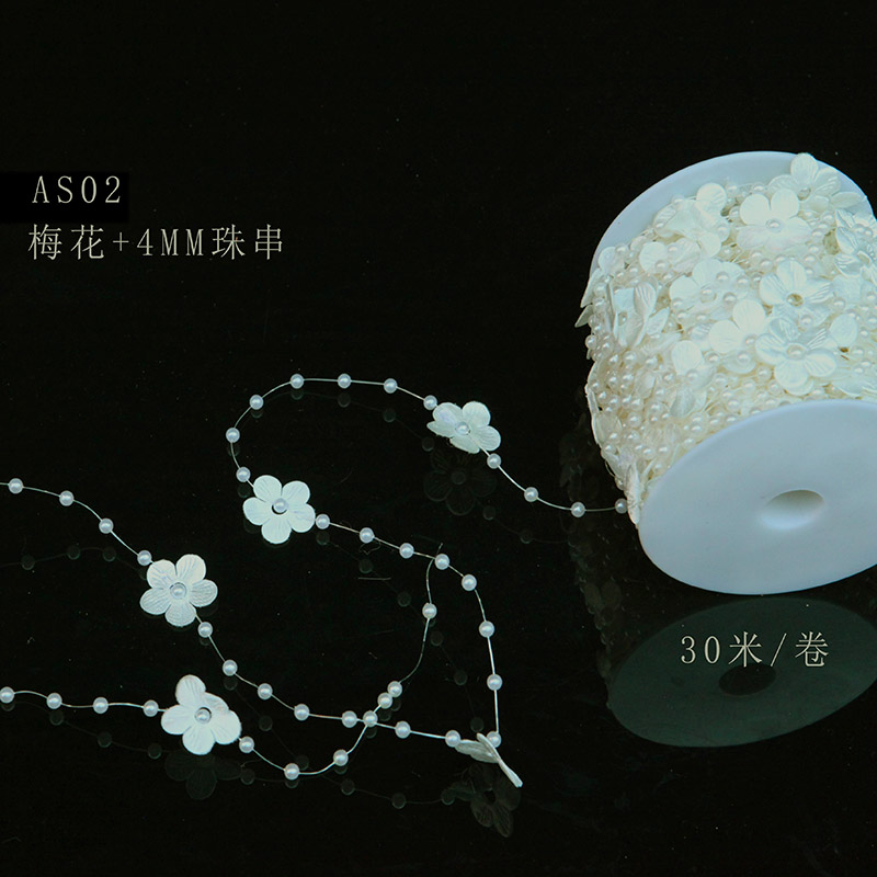 Factory Direct Sales Wedding String Beads Christmas Crafts Lighting Headdress Handmade Flowers String Beads Beads String Accessories Etc..