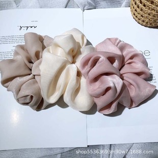 Korean-Style Cute Flowers Pearl Hair Band Women's Korean-Style Hairtie Top Cuft Ins Hair Accessories Woven Headband Hair Rope Headdress