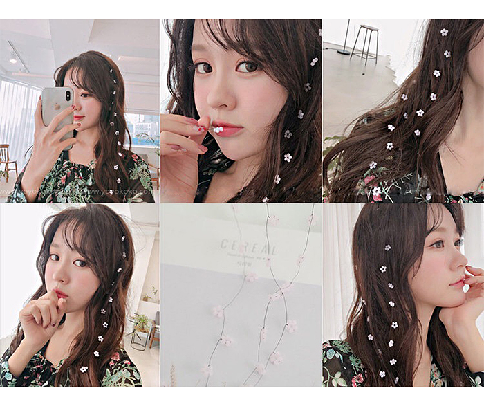 Korean Super Fairy Crystal Flowers Hair Comb Long Hair Decorative Headdress Fresh Invisible Streamer Hair Clips Hair Accessories Spring and Summer Korean Super Fairy Crystal Flowers Hair Comb Long Hair Decorative Headdress Fresh Invisible Streamer Hair Clips Hair Accessories Spring and Summer