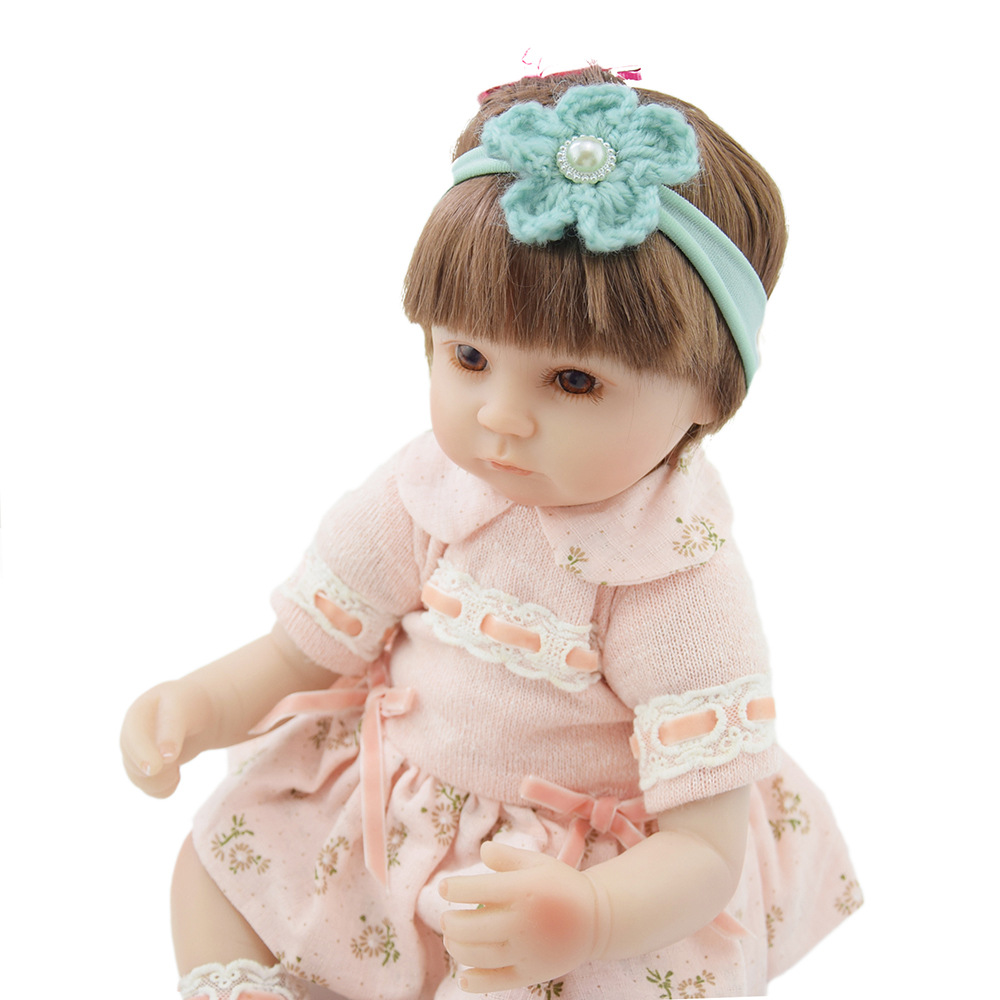 Children's Nylon Hair Band Elastic Soft Headband Wool Flowers Headdress Baby Decorative Headdress Flower Infant Photo Headgear