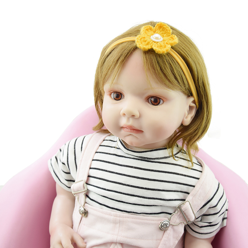 Children's Nylon Hair Band Elastic Soft Headband Wool Flowers Headdress Baby Decorative Headdress Flower Infant Photo Headgear