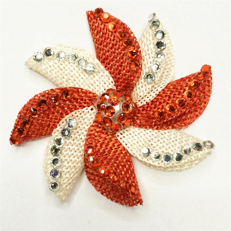 Clothing Accessories Shoe Ornament Spot Drill Cloth Flowers Bags Flower Ornaments Headdress