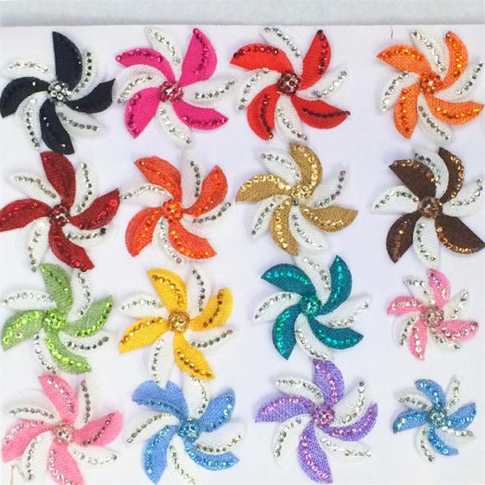 Clothing Accessories Shoe Ornament Spot Drill Cloth Flowers Bags Flower Ornaments Headdress