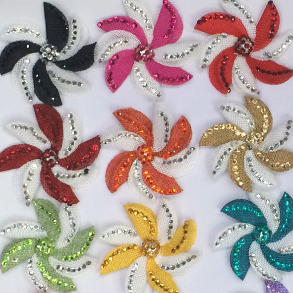 Clothing Accessories Shoe Ornament Spot Drill Cloth Flowers Bags Flower Ornaments Headdress