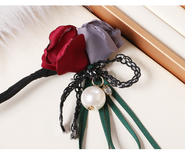 Korean Style Lounger Hair Device Hair Band Super Fairy Flowers Tie up a Bun Hairstyle Pearl Hair Bun Artifact Headdress Wholesale