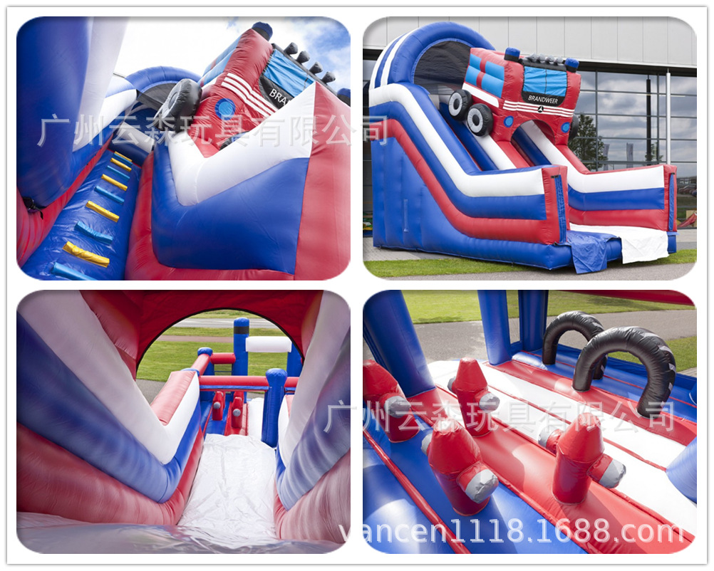 Inflatable car castle bouncy bed inflatable children&#039;s bouncy bed indoor outdoor naughty castle manufacturer custom 
