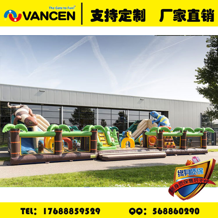 Manufacturers custom outdoor large inflatable castle slide bouncy naughty castle equipment bouncy castle