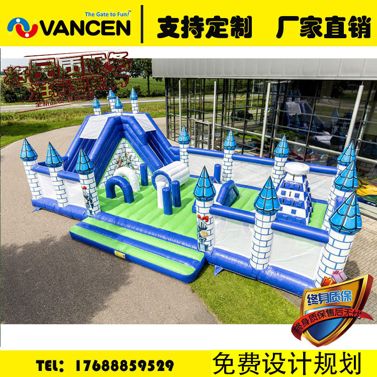 Manufacturers custom outdoor large inflatable castle slide bouncy naughty castle equipment bouncy castle