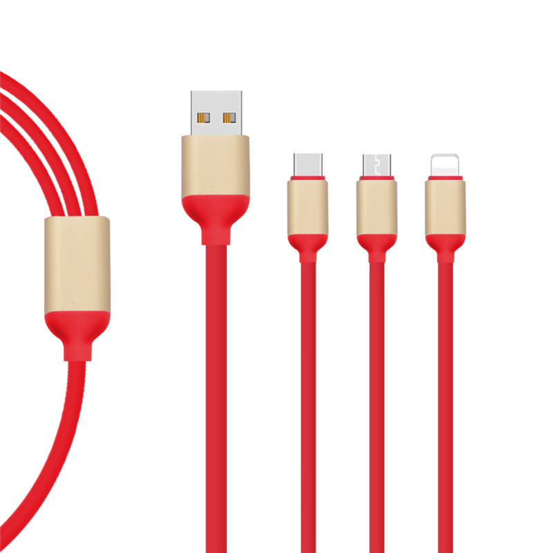 Three-in-One Data Cable for Android Type-C Three-in-One Data Cable Bouncy Data Cable LeTV Charging Cable Three-in-One Data Cable for Android Type-C Three-in-One Data Cable Bouncy Data Cable LeTV Charging Cable