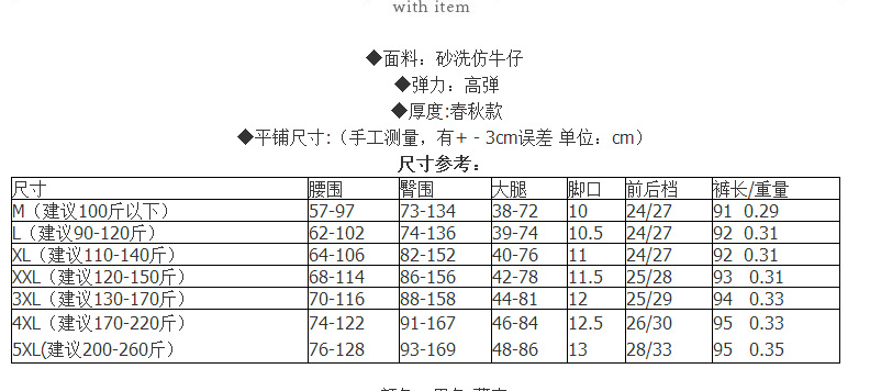 Manufacturer's direct selling of The Spring 2020 New women's wear is 300 jin of large size jeans with high bouncy little feet and a pair of pencil trousers Manufacturer's direct selling of The Spring 2020 New women's wear is 300 jin of large size jeans with high bouncy little feet and a pair of pencil trousers