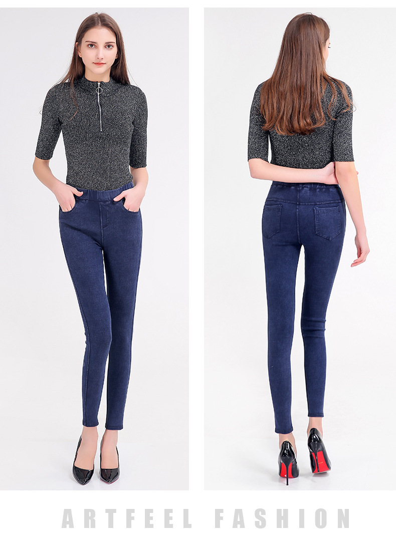 Manufacturer's direct selling of The Spring 2020 New women's wear is 300 jin of large size jeans with high bouncy little feet and a pair of pencil trousers Manufacturer's direct selling of The Spring 2020 New women's wear is 300 jin of large size jeans with high bouncy little feet and a pair of pencil trousers