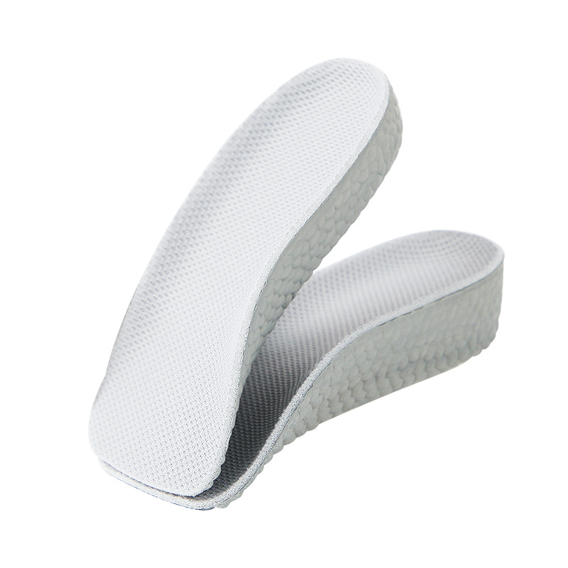 Height Increasing Men&#039;s and Women&#039;s High Elastic Popcorn 3/4 Cushion Sports Insole Technology Shock Absorption Comfortable Soft Bouncy Lightweight Material