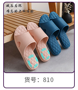 Water Cube Bouncy Bathroom Slippers Summer Soft Bottom Home Slippers Female Antibacterial Home Bath Couples Sandals