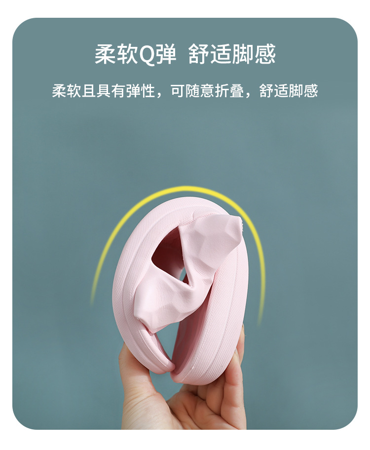 Water Cube Bouncy Bathroom Slippers Summer Soft Bottom Home Slippers Female Antibacterial Home Bath Couples Sandals
