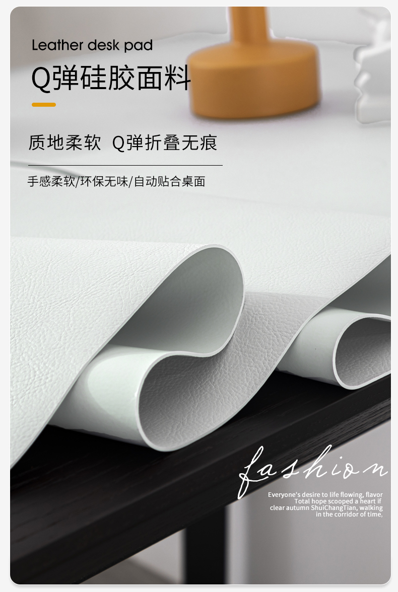 Bouncy Silicone Desk Mat Imitation Nordic Marbling Tablecloth Waterproof Oil-Proof Disposable Dining Table Cushion PVC Anti-Scald Tea Table Cloth
