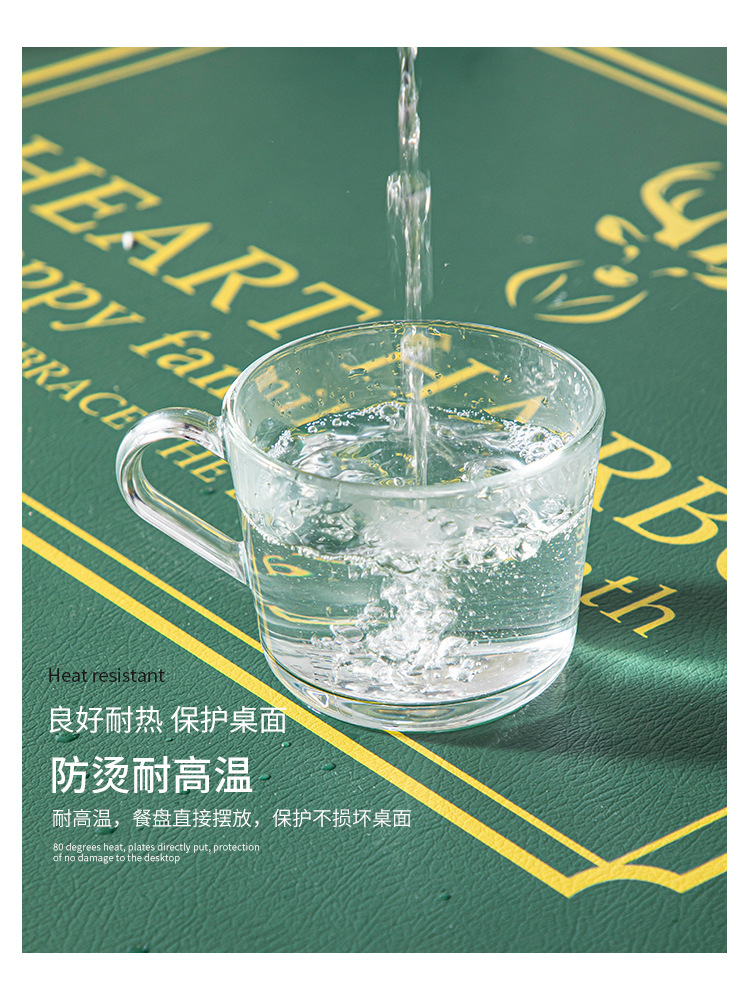 Nordic Bouncy Leather Tablecloth Waterproof and Oilproof and Heatproof Disposable Household Light Luxury Silicone Tablecloth Tea Table Cloth Liner Nordic Bouncy Leather Tablecloth Waterproof and Oilproof and Heatproof Disposable Household Light Luxury Silicone Tablecloth Tea Table Cloth Liner