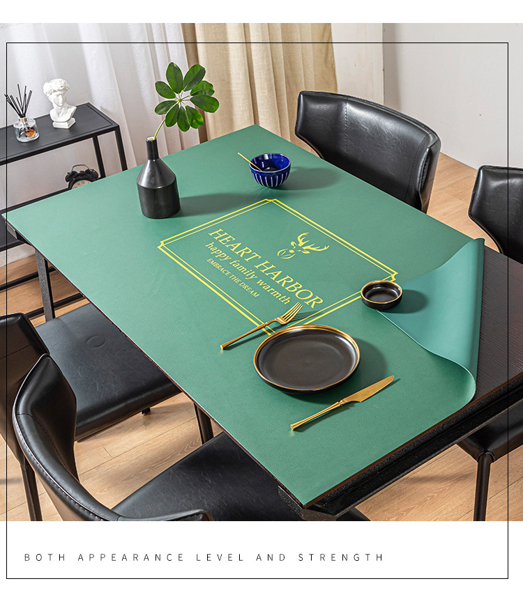 Nordic Bouncy Leather Tablecloth Waterproof and Oilproof and Heatproof Disposable Household Light Luxury Silicone Tablecloth Tea Table Cloth Liner Nordic Bouncy Leather Tablecloth Waterproof and Oilproof and Heatproof Disposable Household Light Luxury Silicone Tablecloth Tea Table Cloth Liner