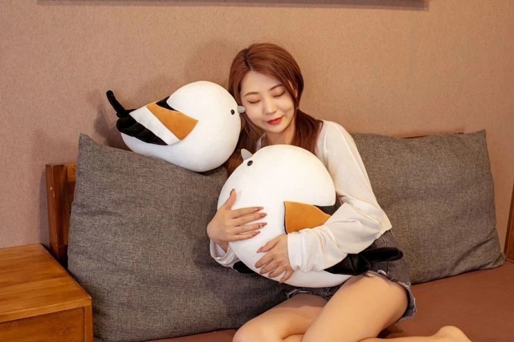 Bouncy Soft and round Rolling Titmouse Doll Plush Toy Bird Doll Sleeping Ragdoll Children's Gift Female Bouncy Soft and round Rolling Titmouse Doll Plush Toy Bird Doll Sleeping Ragdoll Children's Gift Female