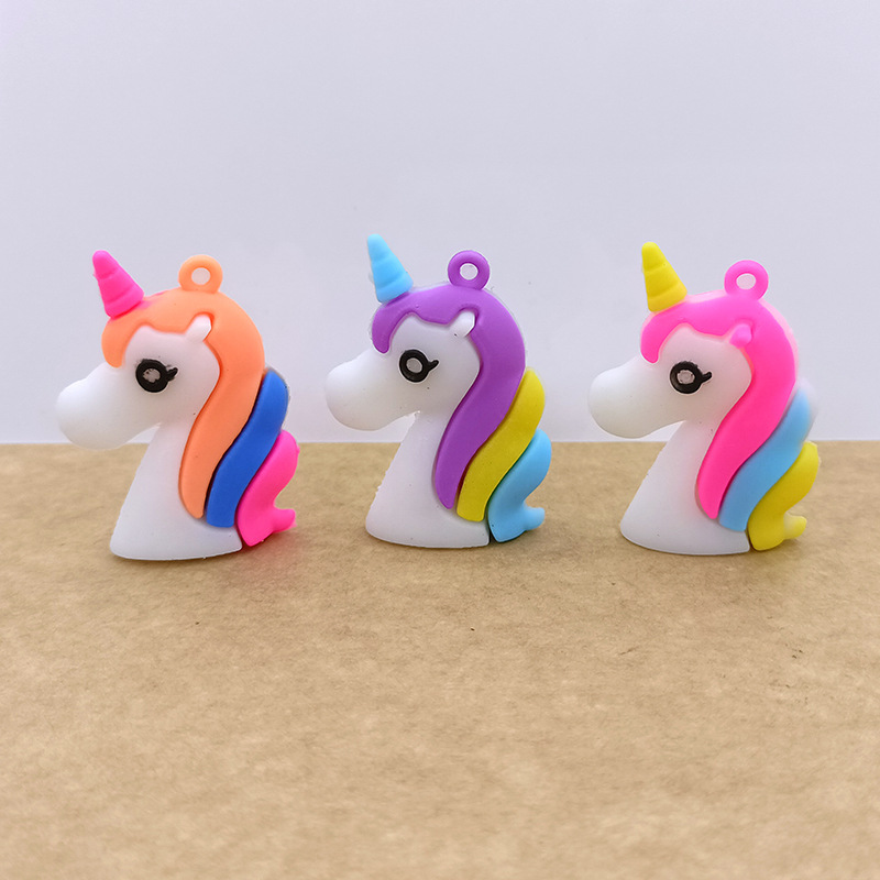 DIY Color Bouncy Unicorn Pony Decorative Headdress Accessories Accessories Keychain Pendant Unicorn Factory Wholesale DIY Color Bouncy Unicorn Pony Decorative Headdress Accessories Accessories Keychain Pendant Unicorn Factory Wholesale