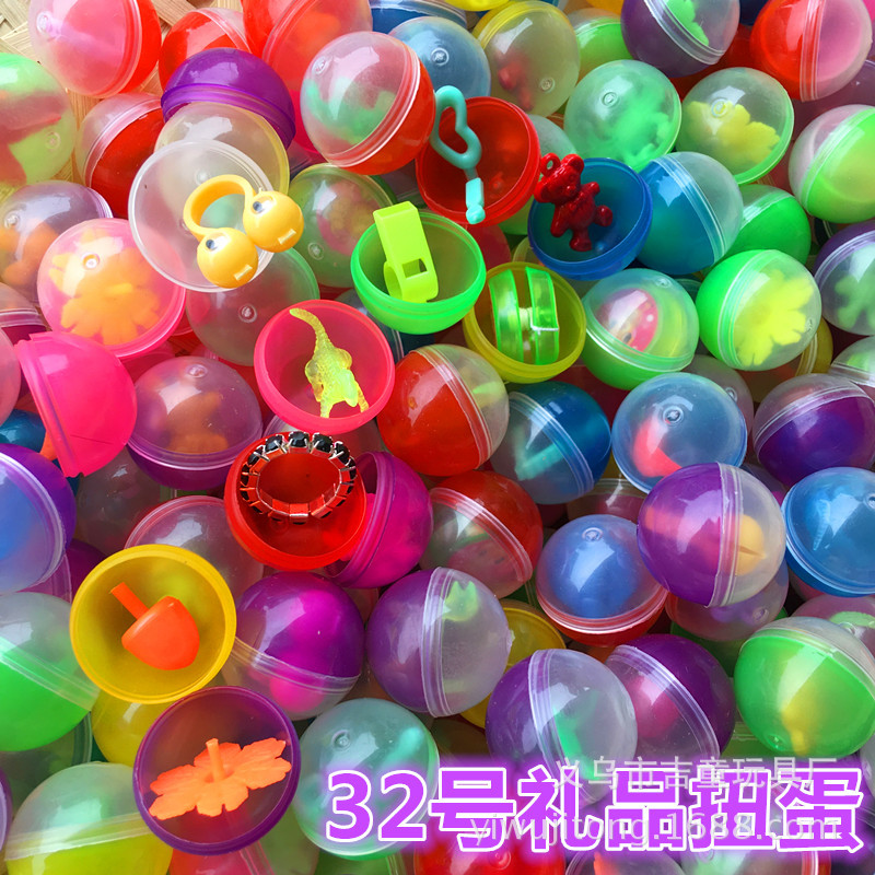 Bouncy Ball Factory Wholesale Pinball Machine Mixed Elastic Ball 32 No. Capsule Ball Elastic Ball Free Shipping