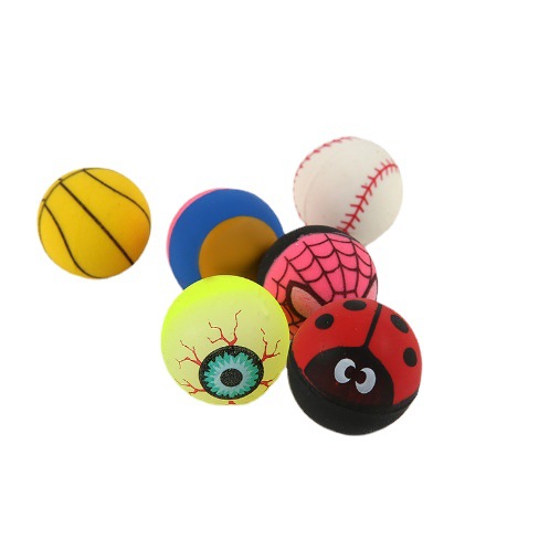 Small Gift Elastic Ball Solid Rubber Elastic Ball Jumping Ball Bouncy Ball Children&#039;s Toy One-Piece Ball Gashapon Machine