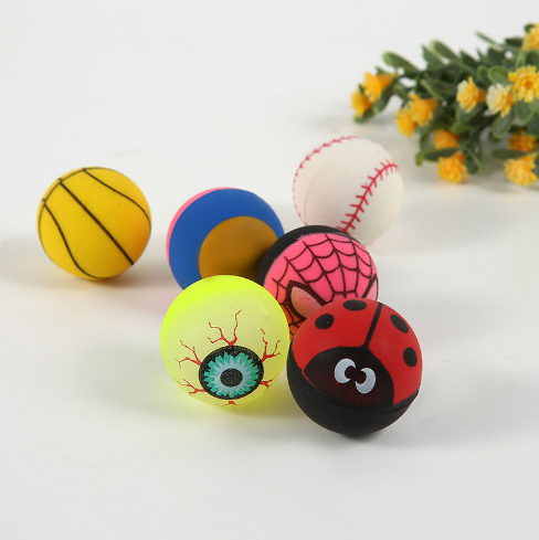 Small Gift Elastic Ball Solid Rubber Elastic Ball Jumping Ball Bouncy Ball Children's Toy One-Piece Ball Gashapon Machine
