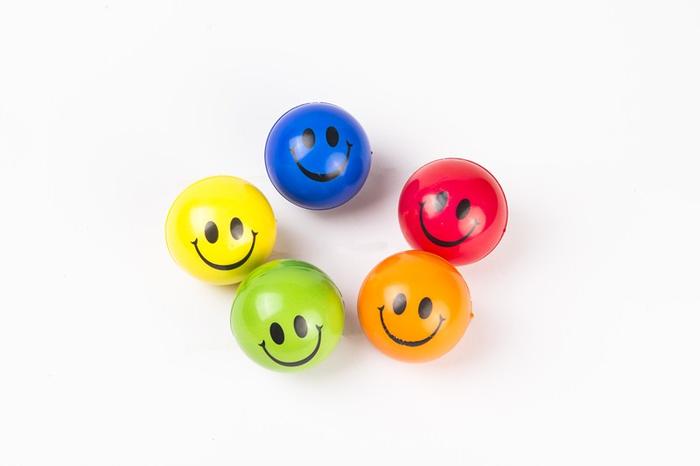 PU sponge balls, smiley balls. Bouncy ball, balls, grip the ball. Children's preschool toys balls