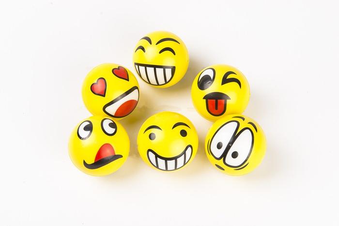 PU sponge balls, smiley balls. Bouncy ball, balls, grip the ball. Children's preschool toys balls
