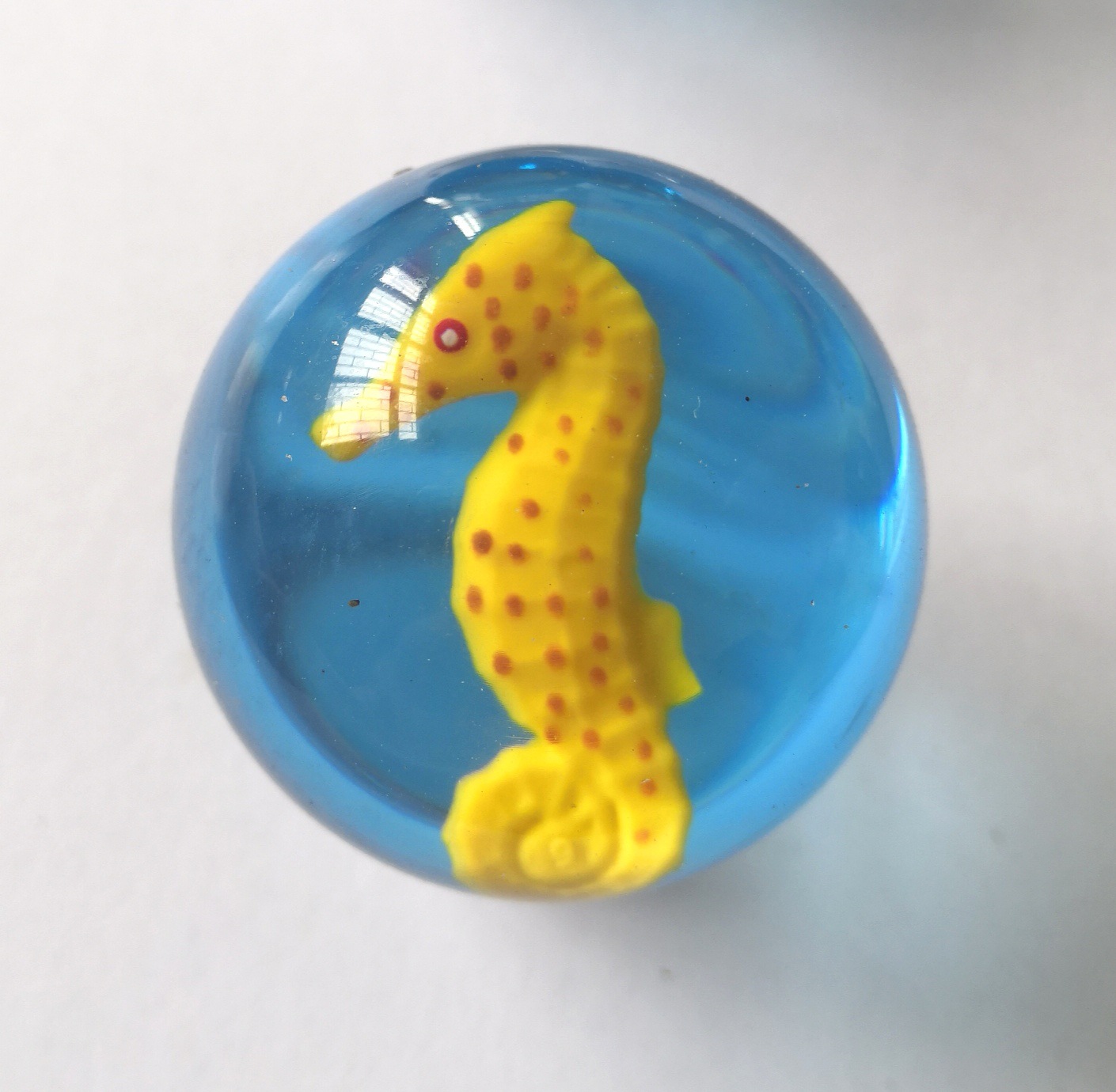Manufacturer 45 Ocean Fish Doll Ball Environmental Protection Elastic Ball Bouncy Ball Jumping Ball Bouncing Ball Supply