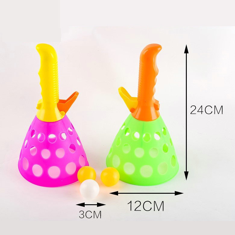 Children&#039;s Docking Launch Ball Throw Receive the Ball Ping Pong Bouncy Ball Racket Kindergarten Outdoor Parent-Child Game Toy Receive the Ball Devices