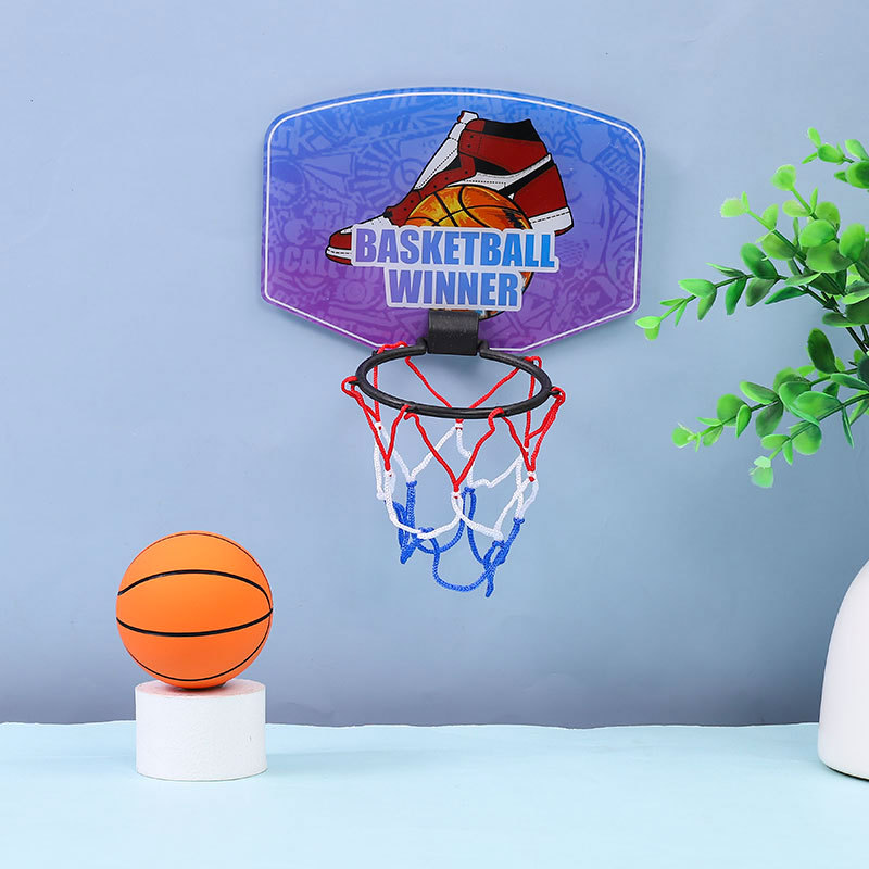 Toy Small Basketball Trainer Set Children Student Shooting Training Elastic Ball Small Toy Bouncy Ball