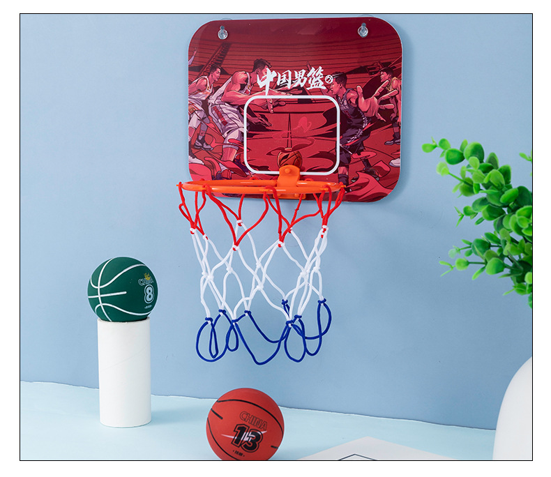 Toy Small Basketball Trainer Set Children Student Shooting Training Elastic Ball Small Toy Bouncy Ball