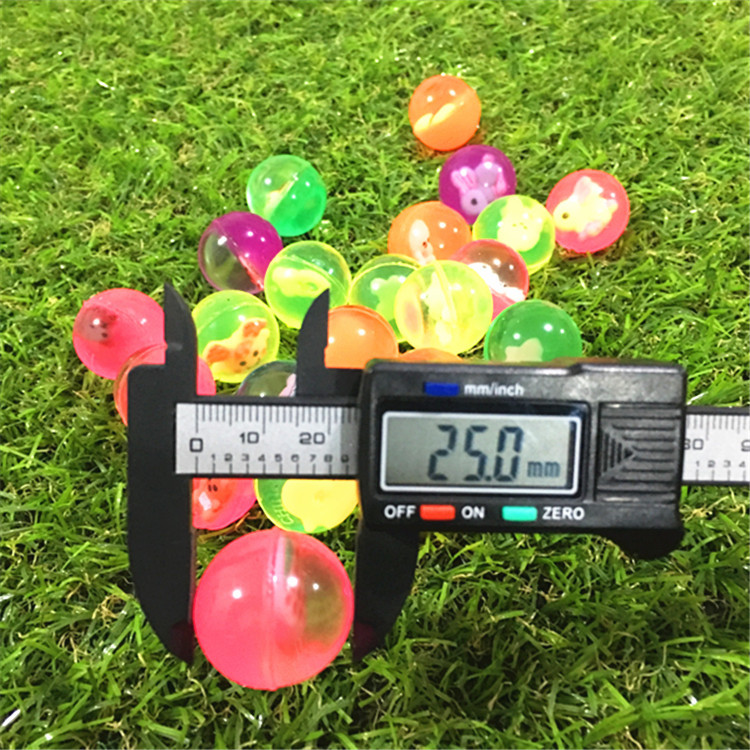 No. 27 Mixed Rubber Bouncy Ball Colorful Fun Park Haidilao Floating Toys 25mm Children Bouncing Ball Wholesale
